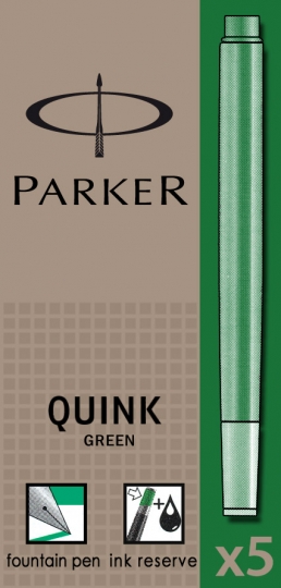 Verde permanent  Parker Cartus Quink Standard