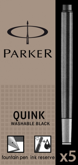 Negru lavabil  Parker Cartus Quink Standard