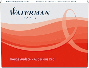 Audacious Red permanent Waterman Cartus Standard
