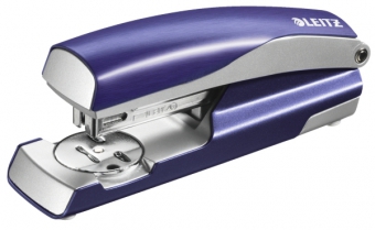Capsator metalic, 30 coli, LEITZ Style 5562 - albastru titan