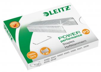 Capse LEITZ Power Performance, P3, 26/6, 1000 buc/cutie