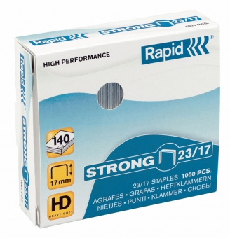 Capse 23/12, 1000 buc/cutie, RAPID Strong