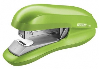 Capsator cu capsare plata,  30 coli, RAPID F30 - verde deschis