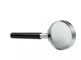 Lupa D50mm, lentila sticla, 5x, ALCO