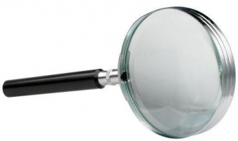 Lupa D75mm, lentila sticla, 3x, ALCO