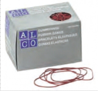 Elastice pentru bani,  500g/cutie, D 85 x 1,5mm, ALCO