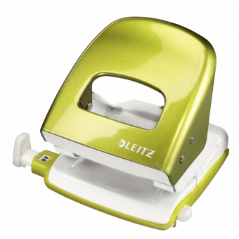Perforator metalic,  30 coli, LEITZ 5008 - verde metalizat