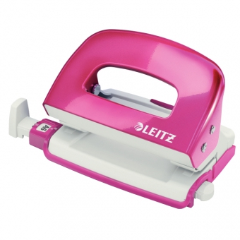 Perforator LEITZ Mini 5060, 10 coli - roz metalizat