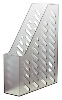 Suport vertical plastic pentru cataloage HAN Klassik - transparent gri