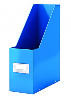 Suport vertical pentru cataloage, LEITZ Click & Store, carton laminat - albastru