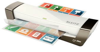 Laminator LEITZ iLAM Office A4, 80-125 microni - argintiu