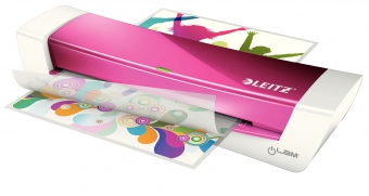 Laminator LEITZ iLAM Home Office A4, 80-125 microni - roz