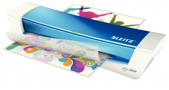 Laminator LEITZ iLAM Home Office A4, 80-125 microni - albastru