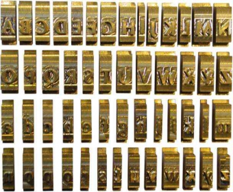 Set cifre si caractere speciale, 9mm, 49/set, OPUS
