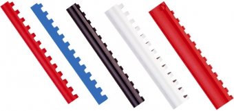 Inele plastic 16 mm, max 145 coli, 100buc/cut, Optima - alb