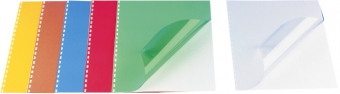 Coperta plastic A4, 200 microni, 100/top OPUS - verde transparent