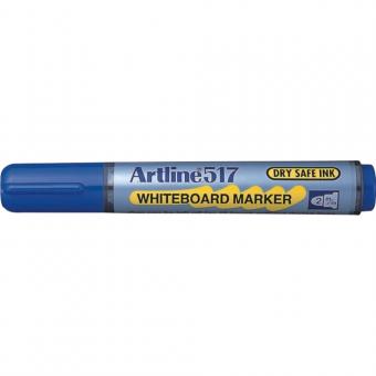 Marker pentru tabla de scris ARTLINE 517 - Dry safe ink, varf rotund 2.0mm - albastru