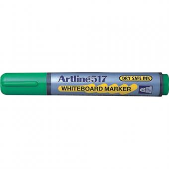 Marker pentru tabla de scris ARTLINE 517 - Dry safe ink, varf rotund 2.0mm - verde