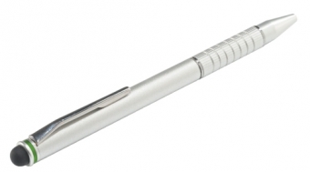 Pix LEITZ Stylus, 2 în 1 pentru touchscreen - argintiu