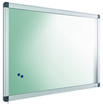 Avizier interior/exterior Recto, tabla alba magnetica, 24 x A4, 90 x 169 cm, SMIT