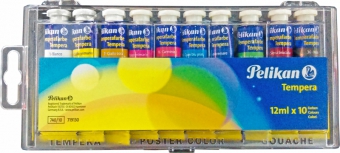 Acuarele tempera set 10 culori 12 ml, model 740/4 T10