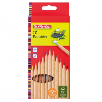 Creioane color natur 1/1 set 12 bucati
