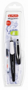Stilou My.Pen penita L negru/alb - blister
