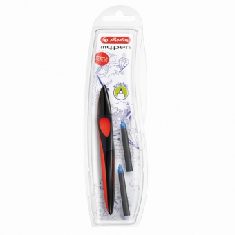 Roller My.Pen negru/rosu - blister