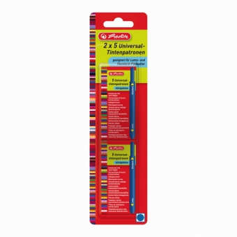 Patroane mari pentru stilou albastre set 10 bucati