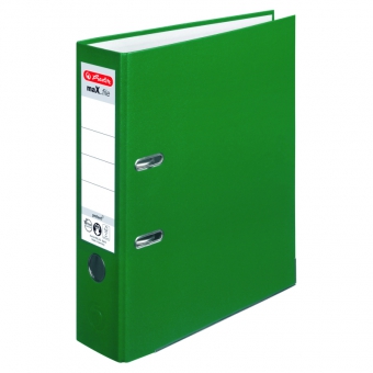 Biblioraft A4 pp 8 cm, culoare verde Herlitz
