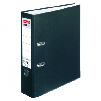 Biblioraft A4 pp 8 cm, culoare negru Herlitz
