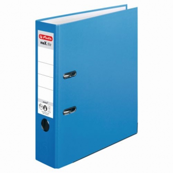 Biblioraft A4 pp 8 cm, culoare aqua Herlitz