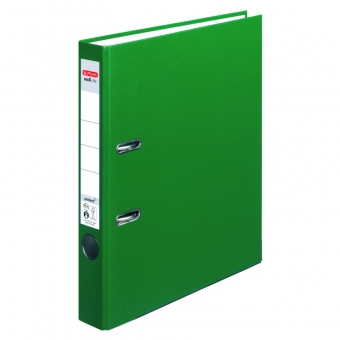 Biblioraft A4 pp 5 cm, culoare verde Herlitz