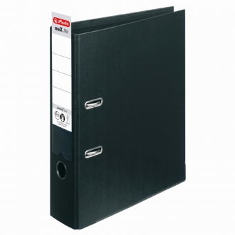Biblioraft A4 pp (interior-exterior) 8cm chromocolor, culoare negru