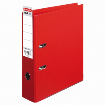 Biblioraft A4 pp (interior-exterior) 8cm chromocolor, culoare rosu