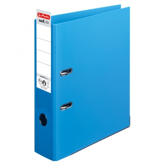 Biblioraft A4 pp (interior-exterior) 8cm chromocolor, culoare albastru deschis