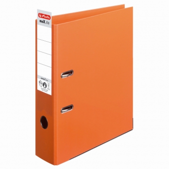Biblioraft A4 pp (interior-exterior) 8cm chromocolor, culoare orange