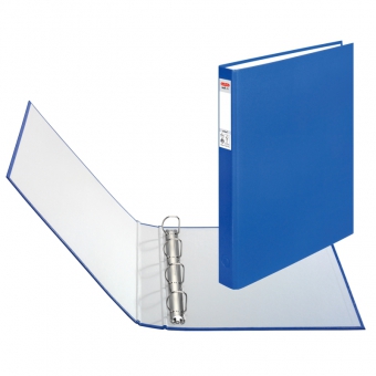 Caiet mecanic A4 4 inele, culoare albastru