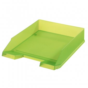 Tavita corespondenta A4 - C4 clasic, culoare verde translucid