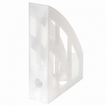 Suport dosare plastic, culoare alb translucid