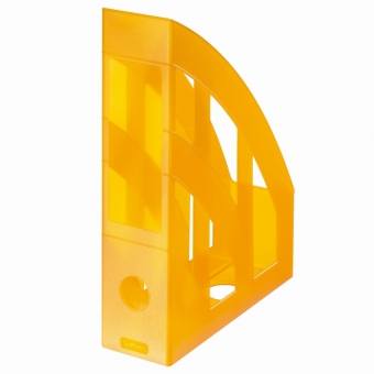 Suport dosare plastic, culoare orange translucid