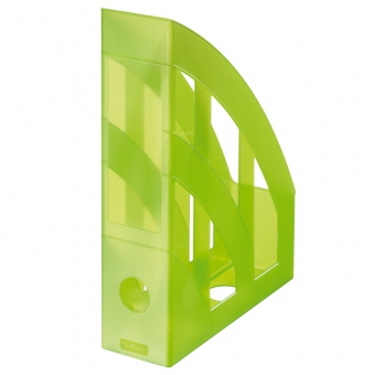 Suport dosare plastic, culoare verde translucid