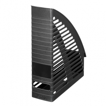 Suport dosare plastic, culoare negru Herlitz