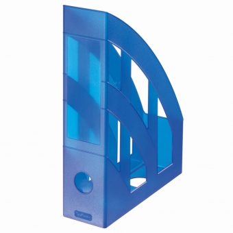 Suport dosare plastic, culoare albastru regal