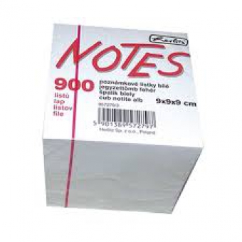 Cub hartie alb 9x9x9 cm 900 file