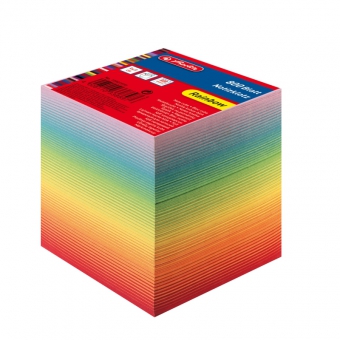 Cub hartie color 9x9x9cm 800 file curcubeu