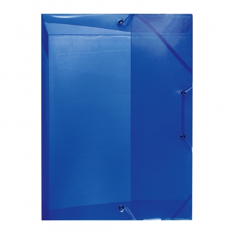Mapa pp A4 40 mm cu elastic, culoare albastru regal
