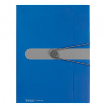 Mapa pp EOTG A4 30mm închidere cu elastic, culoare albastru opac