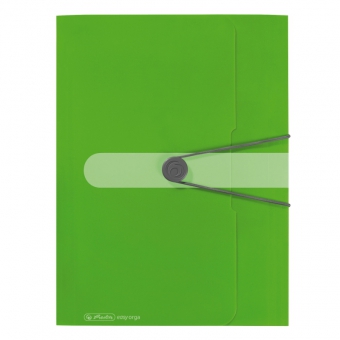 Mapa pp EOTG A4 30mm închidere cu elastic, culoare verde opac