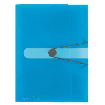 Mapa pp EOTG A4 30mm închidere cu elastic, culoare albastru opac